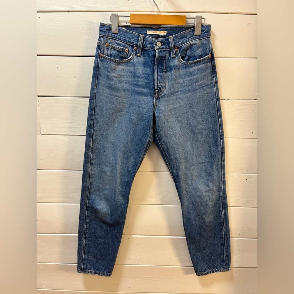 LEVI’S – BLUE WEDGIE STRAIGHT JEANS – SIZE 27 - Picture 10 of 10